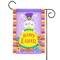 Toland Home Garden Top Hat Bunny 'Happy Easter' Outdoor Garden Flag 18" x 12.5"